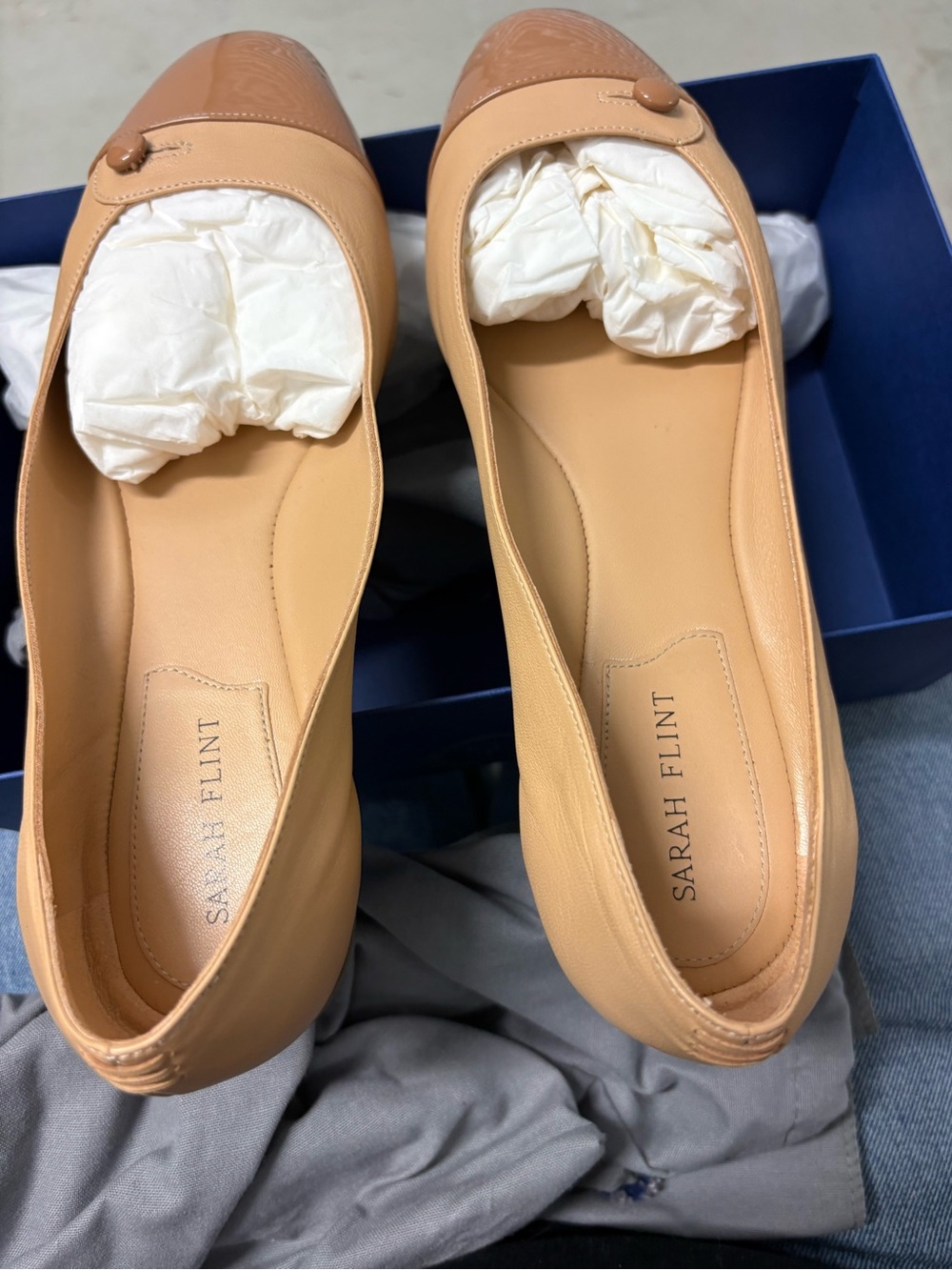 Sarah Flint Sachetto Ballet Flat. Size IT-40. New.